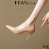 Giày cao gót nữ mũi nhọn da bóng mềm mại 055 FFAN STORE - Đen/Nude/Đỏ, size lớn 3‑11, giảm còn 450.000₫ 4
