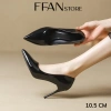 Giày cao gót nữ mũi nhọn da bóng mềm mại 055 FFAN STORE - Đen/Nude/Đỏ, size lớn 3‑11, giảm còn 450.000₫ 8