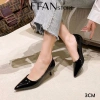 Giày cao gót nữ mũi nhọn da bóng mềm mại 055 FFAN STORE - Đen/Nude/Đỏ, size lớn 3‑11, giảm còn 450.000₫ 10