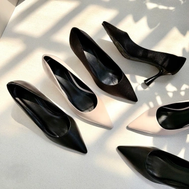 Giày cao gót nữ mũi nhọn phong cách công sở thanh lịch GI53 - Dazzling Shoes