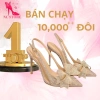 Giày Cao Gót Nữ Mũi Nhọn Trong Suốt Đính Đá GD04 - Giá 195.300 VND Giảm Sốc 2