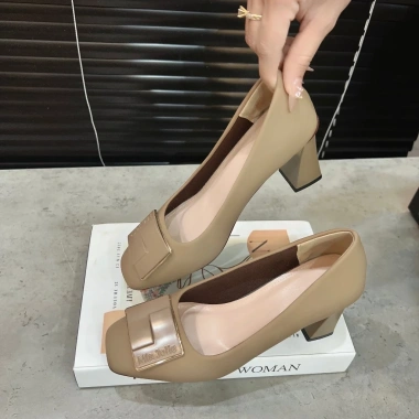 Giày Cao Gót Nữ Mũi Vuông Jolie 5cm-7cm Êm Mềm, Tinh Tế, Giá Ưu Đãi 222.400₫