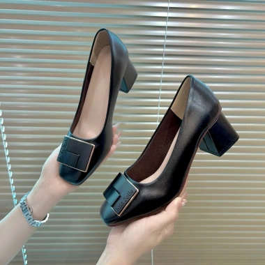Giày Cao Gót Nữ Mũi Vuông Jolie 5cm-7cm Êm Mềm, Tinh Tế, Giá Ưu Đãi 222.400₫