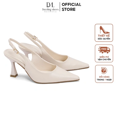 Giày cao gót nữ Slingback 7cm đế êm chống ồn SLB68 - Dáng công sở DAZZLING SHOES 359.000₫