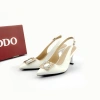 Giày Cao Gót Nữ SlingBack 7p Mũi Nhọn Phối Nơ - Guốc Công Sở NUDDO N071 Giá 379k 2
