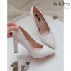 Giày cao gót nữ vân tổ yến bít mũi gót trụ 8 phân - Chị Đẹp Store giảm tới 210k