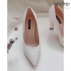 Giày cao gót nữ vân tổ yến bít mũi gót trụ 8 phân - Chị Đẹp Store giảm tới 210k 4