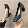 Giày cao gót nữ WOMENSTORY guốc mũi vuông đế 7cm da PU bóng công sở, 4 màu - 247.749₫ 7