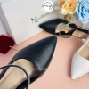 Giày cao gót quai ngang đính đá mũi nhọn 5P/7P chất si mờ lì - Sang trọng dự tiệc, giảm còn 180.000đ 6