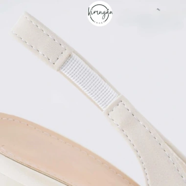 Giày cao gót quai ngang đính đá mũi nhọn 5P/7P mờ lì tiệc Kimngan LN78 173k