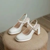 Giày cao gót sandal 7 phân đế đúp quai hậu NGUYENTHAO 85CG da bóng thời trang công sở siêu đẹp - Giá chỉ 159.000₫ 3