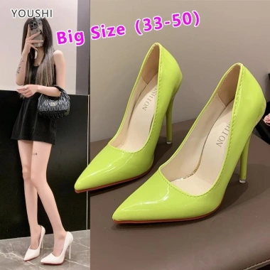 Giày cao gót Stiletto 10cm size 33‑50, ngược dây, Cross‑Dressing, thoải mái nữ