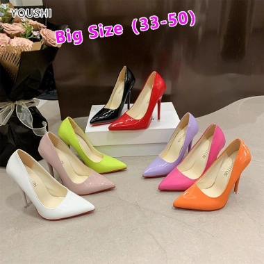 Giày cao gót Stiletto 10cm size 33‑50, ngược dây, Cross‑Dressing, thoải mái nữ