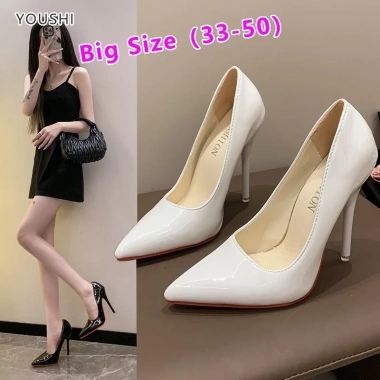 Giày cao gót Stiletto 10cm size 33‑50, ngược dây, Cross‑Dressing, thoải mái nữ