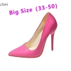 Giày cao gót Stiletto 10cm size 33‑50, ngược dây, Cross‑Dressing, thoải mái nữ 5