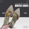 Giày cao gót Winter G52 si nhũ 5cm - Siêu bling, chỉ 178k (giá gốc 215.380)