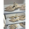 Giày cao gót Z sandal nữ mũi nhọn lưới đan 7cm màu be, đen, đi tiệc, dạo phố, công sở 3