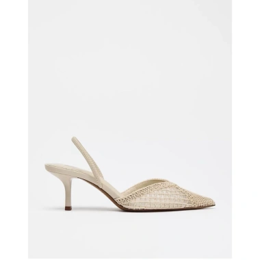 Giày cao gót Z sandal nữ mũi nhọn lưới đan 7cm màu be, đen, đi tiệc, dạo phố, công sở 8 Giày cao gót Z sandal nữ mũi nhọn lưới đan 7cm màu be, đen, đi tiệc, dạo phố, công sở 8