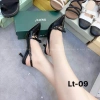 Giày cao nữ gót nhọn tôn nơ, quai hậu da bóng, 7 phân, hàng loại 1 công sở - 224k 7