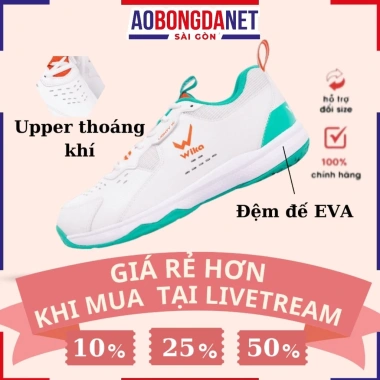 Giày Cầu Lông và Bóng Chuyền Wika Maru Chính Hãng - Đa Năng, Giá Rẻ 399k