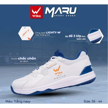 Giày Cầu Lông và Bóng Chuyền Wika Maru Chính Hãng - Đa Năng, Giá Rẻ 399k