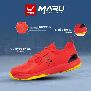 Giày Cầu Lông và Bóng Chuyền Wika Maru Chính Hãng - Đa Năng, Giá Rẻ 399k