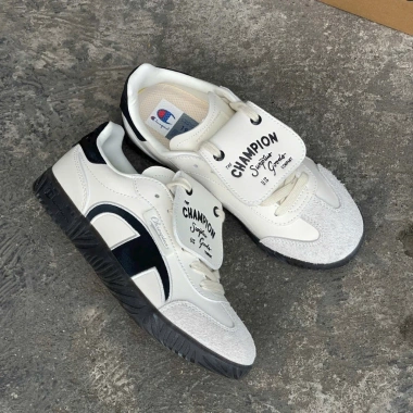 Giày Champion Essentials Champ T-Trainer Cream Black chính hãng FLEX SHOES giảm giá 2.5tr - Giá gốc 3tr 2