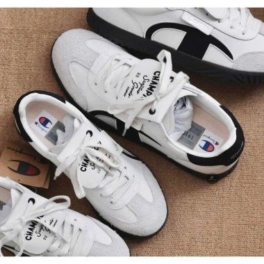 Giày Champion Essentials Champ T-Trainer Cream Black chính hãng FLEX SHOES giảm giá 2.5tr - Giá gốc 3tr 6