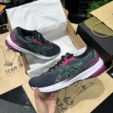 Giày chạy bộ Asics GT-1.000 11 - Đen/Orchid, giảm giá 1,350,000₫, công nghệ Gel