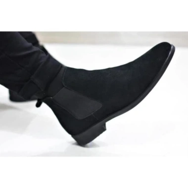 Giày Chelsea Boot Cổ Cao Da Bò Lộn 4 Màu Đen-Xám Nhạt-Vàng-Vàng Bò - Giảm Giá 20% 8