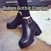 Giày Chelsea Boot Cổ Cao Đế 8,5cm Rubyn Gothic Cosplay - Giá giảm 2.020
