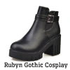 Giày Chelsea Boot Cổ Cao Đế 8,5cm Rubyn Gothic Cosplay - Giá giảm 2.020 7