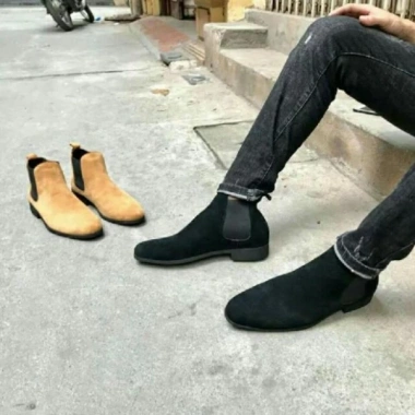 Giày Chelsea Boot Da Bò Lộn Giá Ưu Đãi 4,260,906 VNĐ – Người Bán Địa Phương