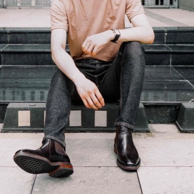Giày Chelsea Boot nam cổ lửng da bò thật màu xám BF CHELSEA - Giảm giá, chỉ 6.337.500₫ 6 Giày Chelsea Boot nam cổ lửng da bò thật màu xám BF CHELSEA - Giảm giá, chỉ 6.337.500₫ 6