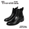 Giày Chelsea Boot Nam Da Bò Thật TEFOSS HT650 Tăng Chiều Cao Đế Khâu Size 38-44 Nappa