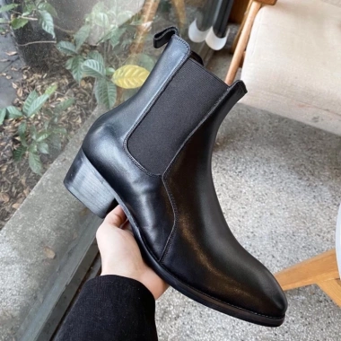 Giày Chelsea Boot Nam Da Bò Thật TEFOSS HT650 Tăng Chiều Cao Đế Khâu Size 38-44 Nappa 9 Giày Chelsea Boot Nam Da Bò Thật TEFOSS HT650 Tăng Chiều Cao Đế Khâu Size 38-44 Nappa 9