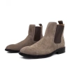 Giày Chelsea Boot Nam Da Thật TEFOSS HN601 Mũi Tròn Cá Tính Size 38-44 Nude Tan