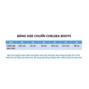 Giày Chelsea Boots Classic Da Bò Nguyên Tấm Cổ Cao Nâng Độ Cao Nam Giá 4.387.500 VND 2