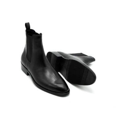 Giày Chelsea Boots Classic Da Bò Nguyên Tấm Cổ Cao Nâng Độ Cao Nam Giá 4.387.500 VND 8