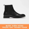 Giày Chelsea Boots da bò nguyên tấm cho phái mạnh, đế độn tăng 3.5cm, thời trang