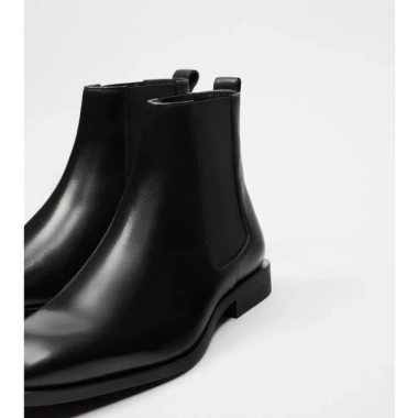 Giày Chelsea Boots da bò nguyên tấm cho phái mạnh, đế độn tăng 3.5cm, thời trang 4 Giày Chelsea Boots da bò nguyên tấm cho phái mạnh, đế độn tăng 3.5cm, thời trang 4