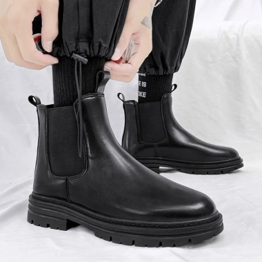 Giày Chelsea Boots Hunter Nam Tính Đường Phố Đế Cao Da Mềm - 2.27 Triệu