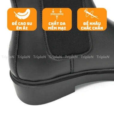 Giày Chelsea Boots Nam Da Bóng Nhẹ, Đế Cao Su Thiên Nhiên - Giá 1.784.250₫ 2 Giày Chelsea Boots Nam Da Bóng Nhẹ, Đế Cao Su Thiên Nhiên - Giá 1.784.250₫ 2