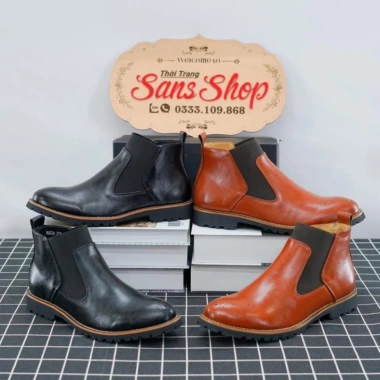 Giày Chelsea Boots Nam Da Thật - Bốt Thời Trang, 476,389₫ - Sans101 2.021