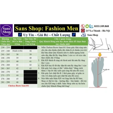 Giày Chelsea Boots Nam Da Thật - Bốt Thời Trang, 476,389₫ - Sans101 2.021