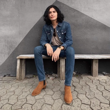 Giày Chelsea Boots Nam TARMOR Da Lộn Gray & Tobacco Suede – Giá ưu đãi 7.637.500đ