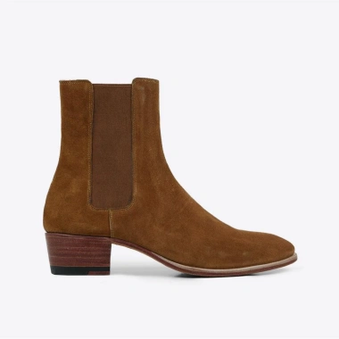 Giày Chelsea Boots Nam TARMOR Da Lộn Gray & Tobacco Suede – Giá ưu đãi 7.637.500đ