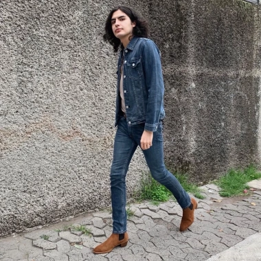 Giày Chelsea Boots Nam TARMOR Da Lộn Gray & Tobacco Suede – Giá ưu đãi 7.637.500đ