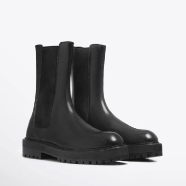 Giày Chelsea Boots Nam TARMOR Da Thật Đen Đế Chunky - Giá ưu đãi 9,262,500₫