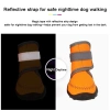 Giày chó chống trượt cao cổ 5‑35kg, chống thấm, phản quang, đế cao su Velcro rộng, bảo vệ đệm chân 6